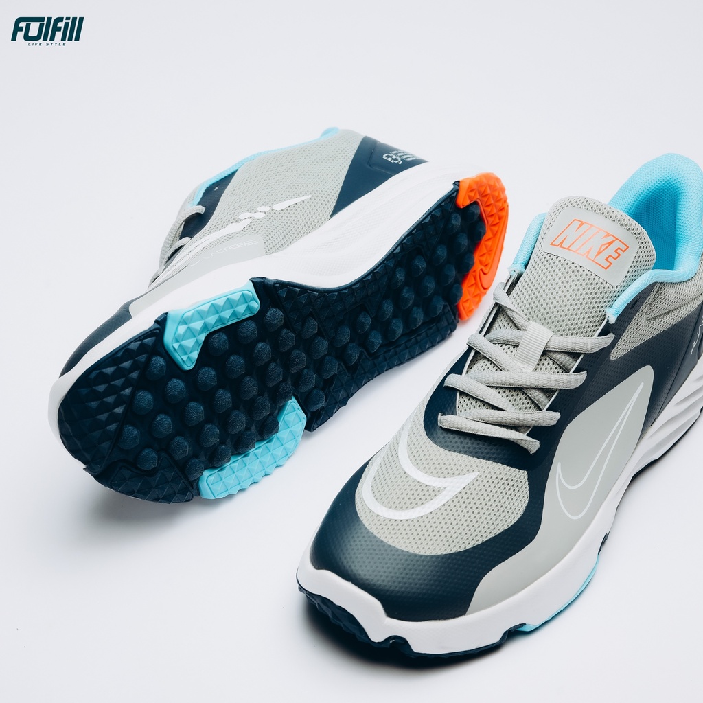 Nike Alpha Huarache 8 Pro Turf Gray Blue